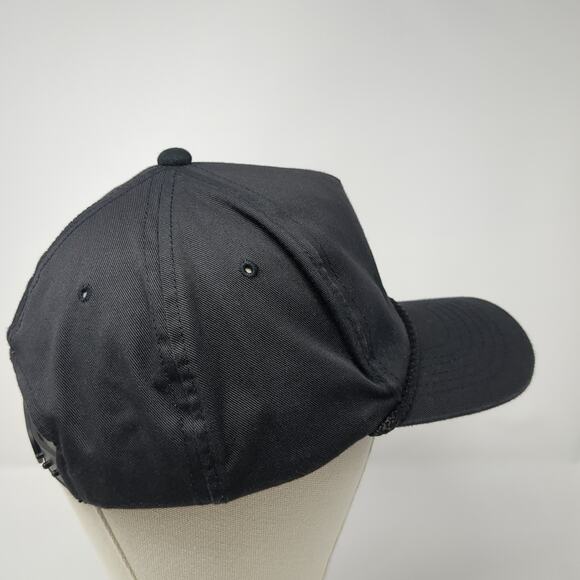 Arson Kansas City Task Force Snapback 5 Panel Cap Black One Size Rope Sportsman - Picture 5 of 9